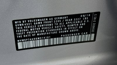 2016 Volkswagene Golf SE