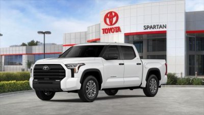2026 Tundra SR5 CrewMax 5.5-Ft. i-FORCE V6 Engine  / 389 horsepower 10-Speed Electronically Controlled automatic Transmission with intelligence (ECT-i) and sequential shift mode with 4-Wheel Drive