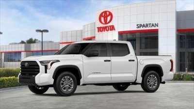 2026 Tundra SR5 CrewMax 5.5-Ft. i-FORCE V6 Engine  / 389 horsepower 10-Speed Electronically Controlled automatic Transmission with intelligence (ECT-i) and sequential shift mode with 4-Wheel Drive