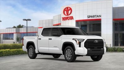2026 Tundra SR5 CrewMax 5.5-Ft. i-FORCE V6 Engine  / 389 horsepower 10-Speed Electronically Controlled automatic Transmission with intelligence (ECT-i) and sequential shift mode with 4-Wheel Drive
